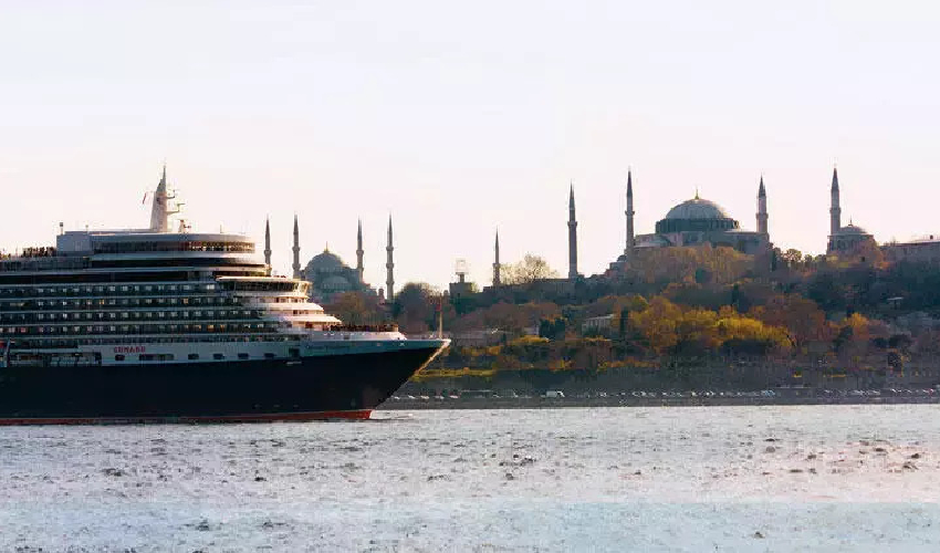 World's 3rd largest cruise ship arrives in Istanbul