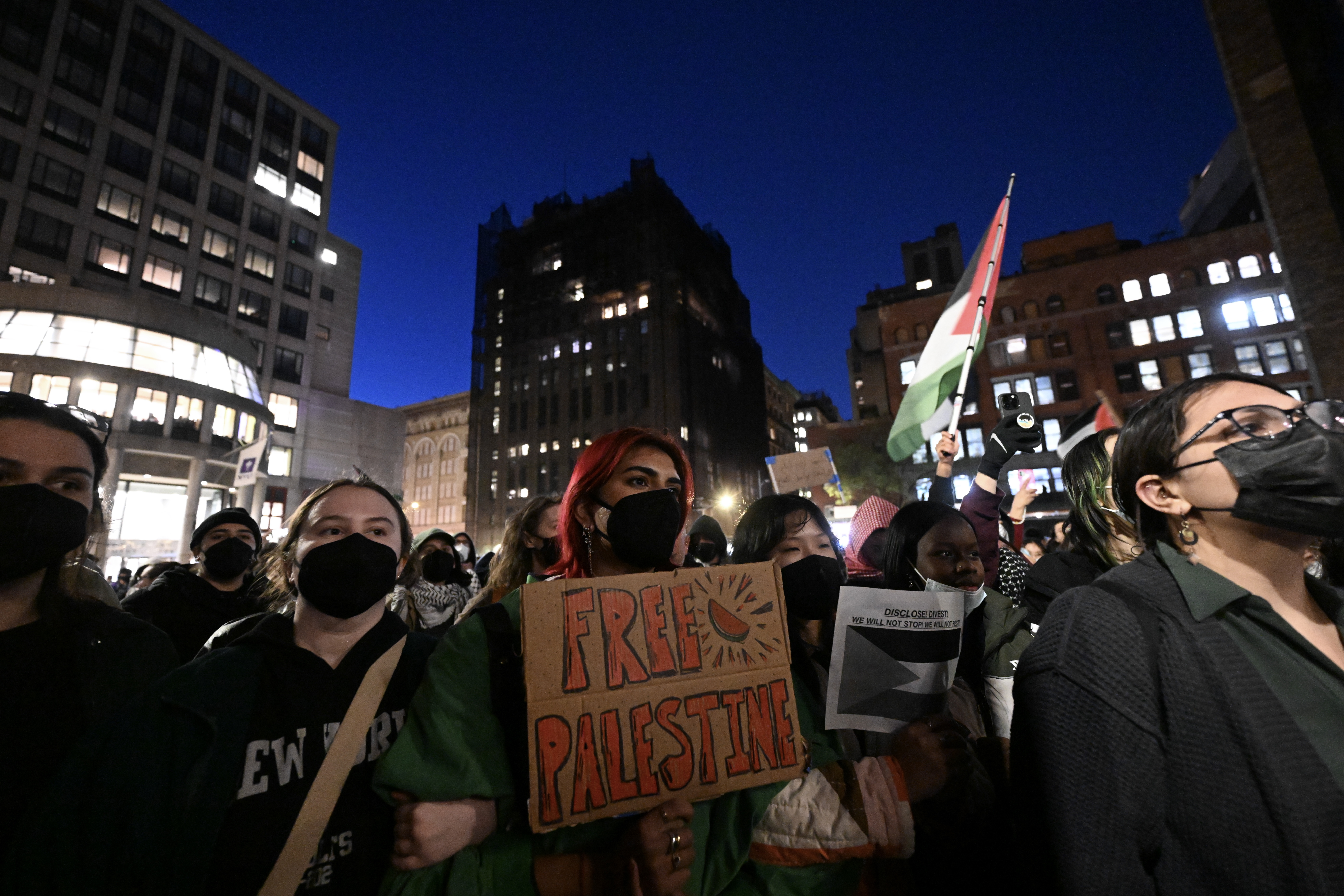 Pro-Palestinian protesters have launched a wave of protests on campus condemning Israel's offensive on the Gaza Strip, which has displaced over 75% of the coastal enclave's estimated 2.3 million people, and resulted in over 34,000 deaths, according to Gaza health officials.