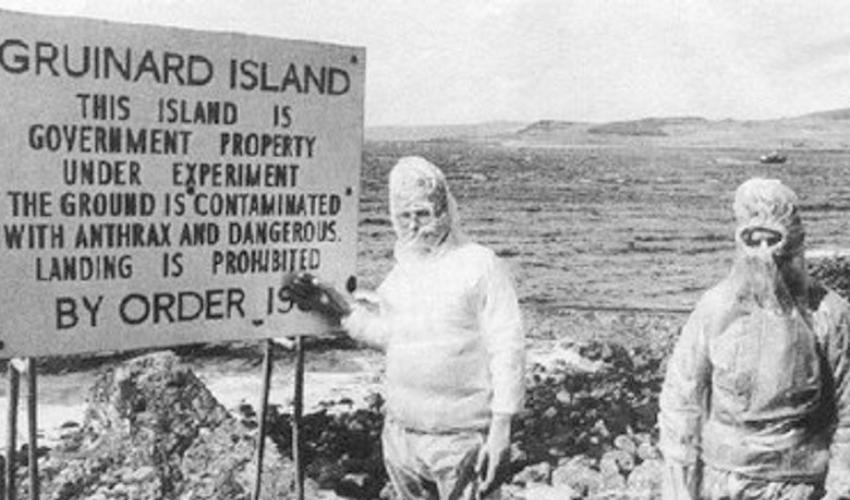 Britain's secret biological weapon testing ground from WWII