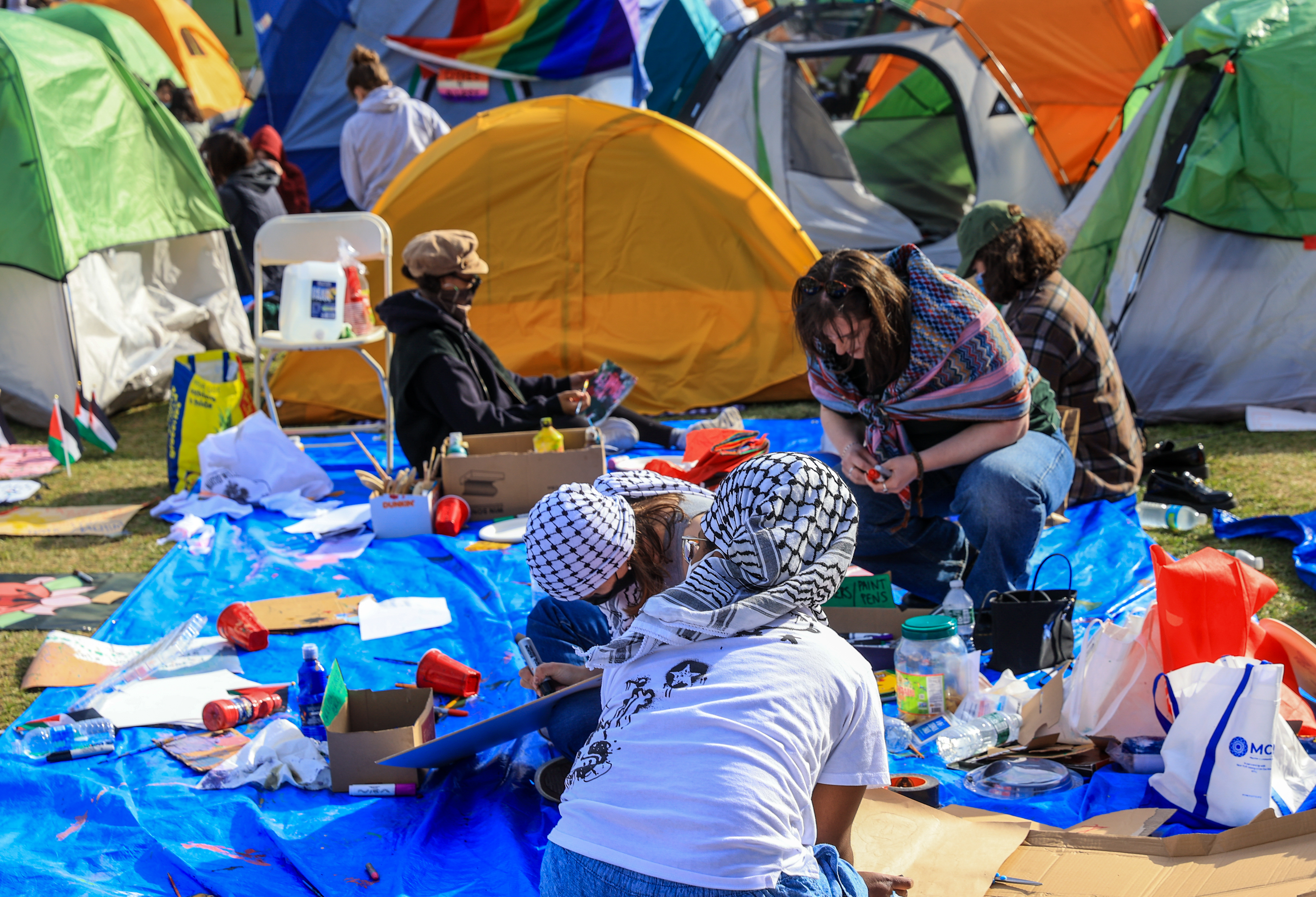 Columbia University's Gaza Solidarity Encampment enters day 7