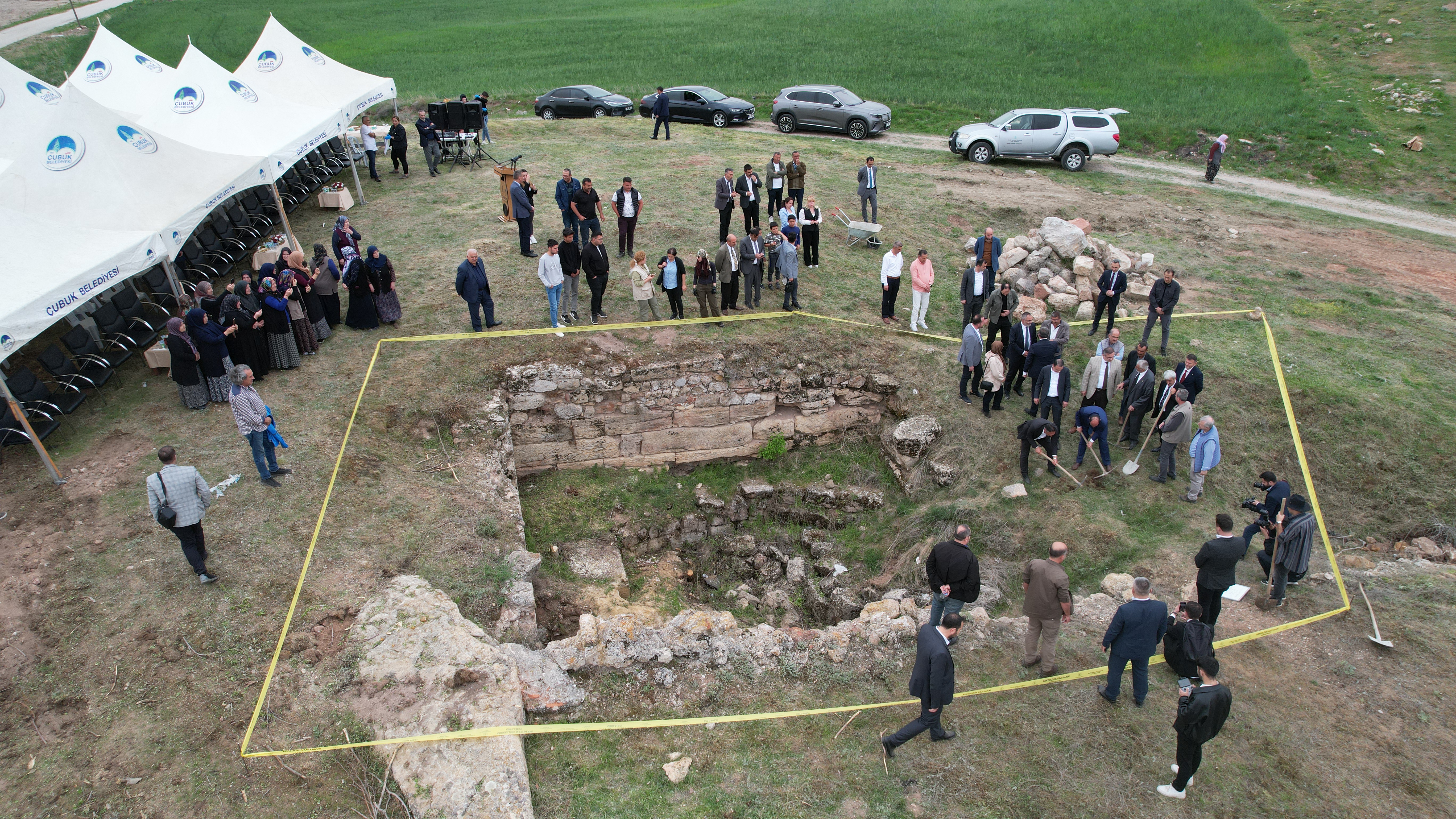 Excavations begin at historic Meliksah Baths in Türkiye’s capital Ankara