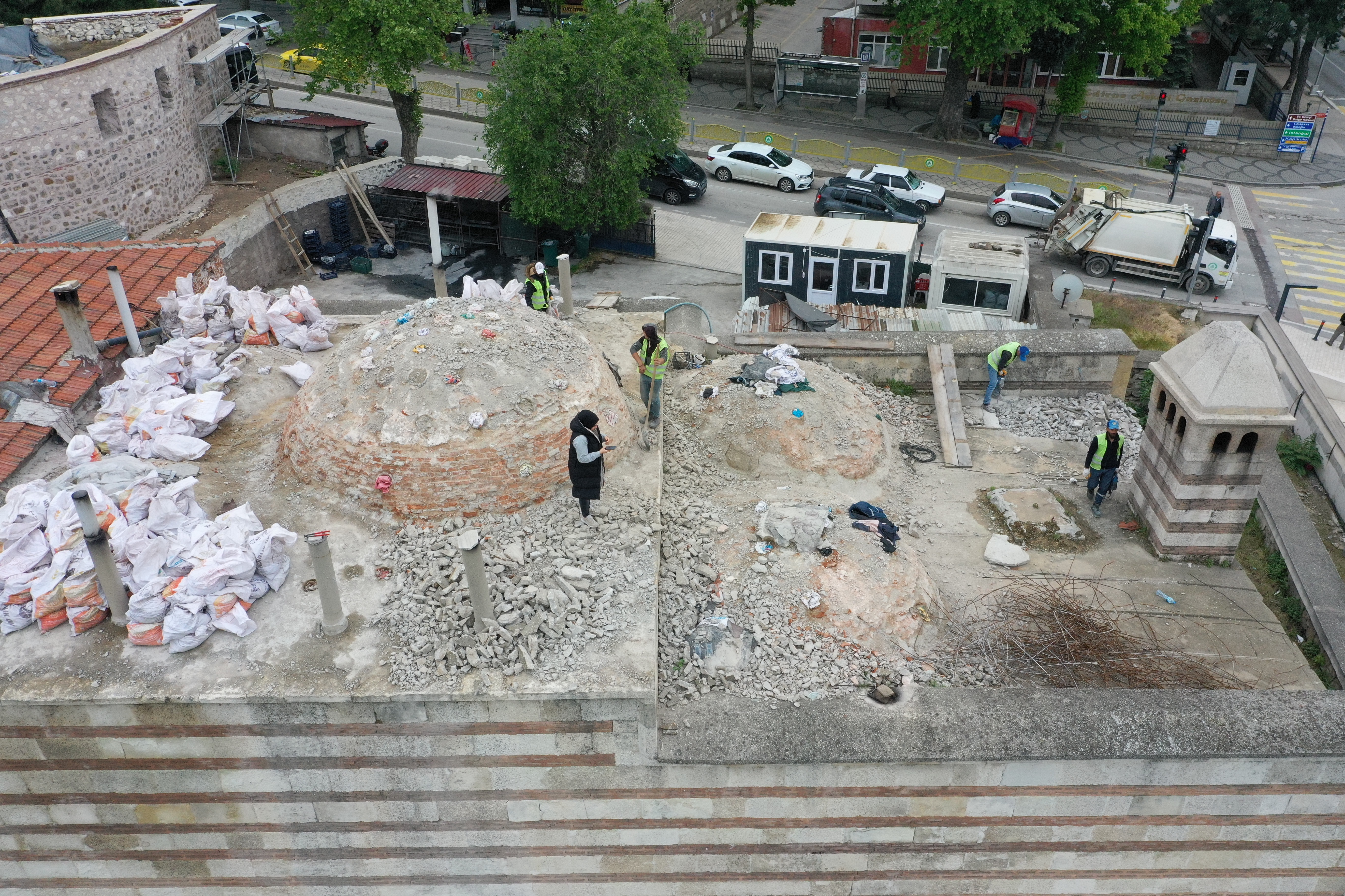 Restoration of Edirne's Ottoman-era Mezitbey bathhouse underway