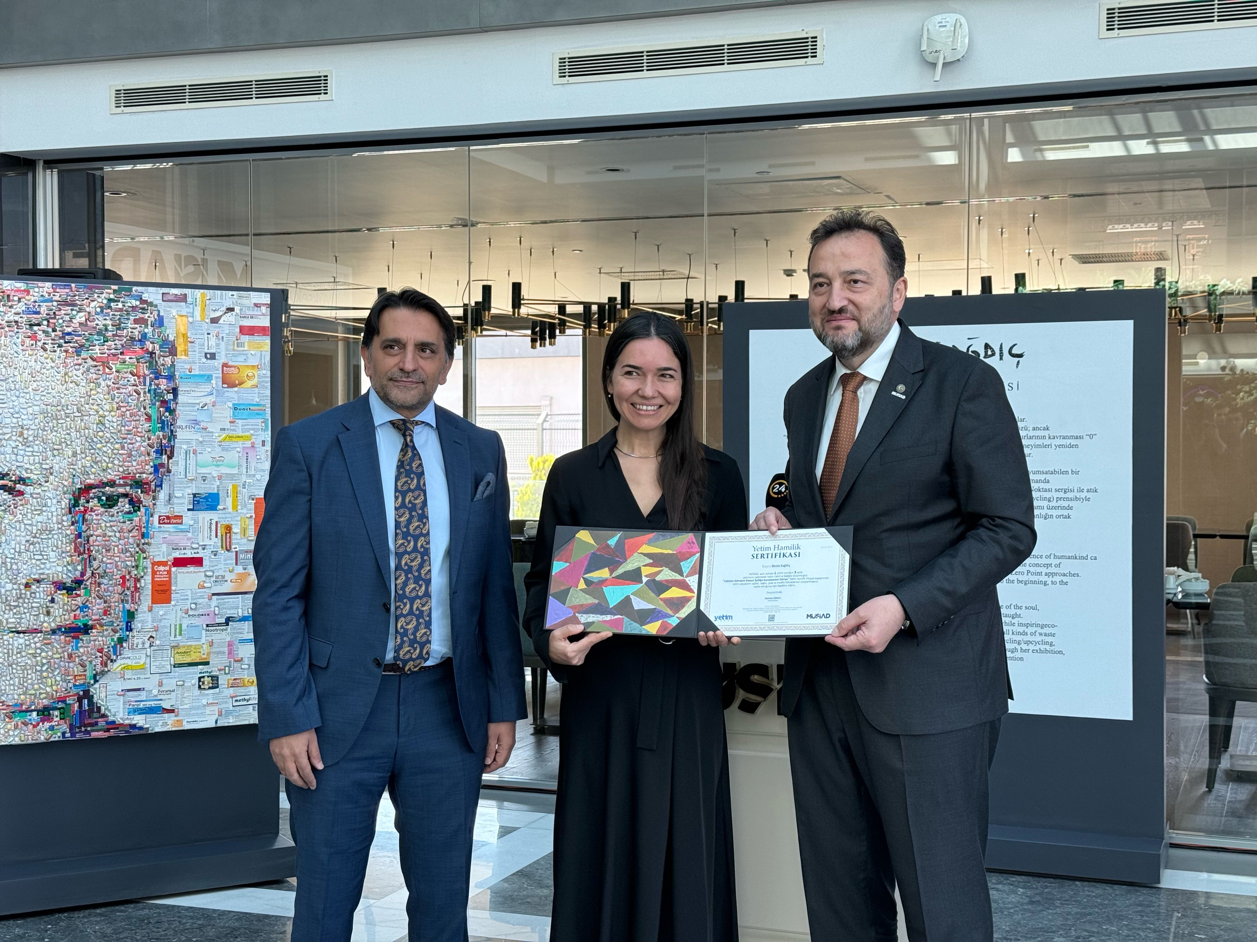 Deniz Sagdic's 'Sustainable Art' exhibition opens at MUSIAD