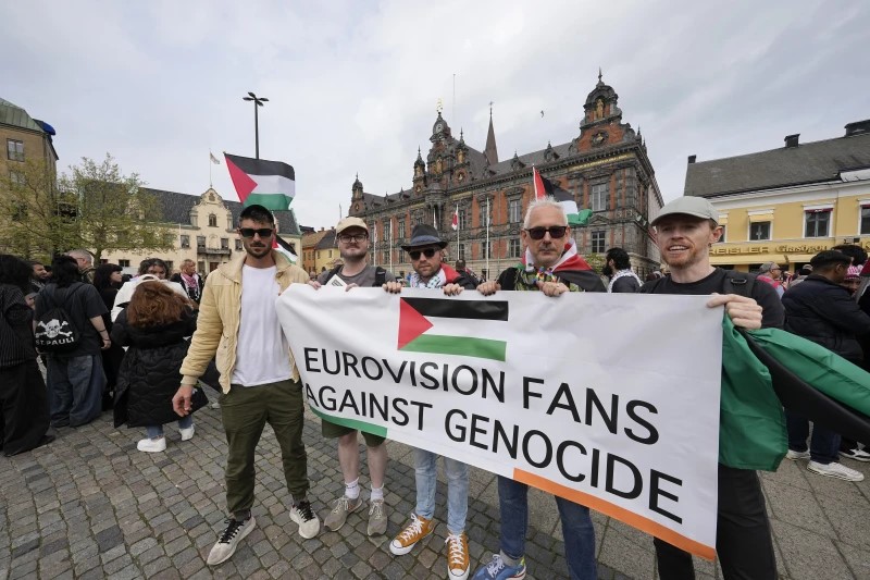Swedes protest Israel's Eurovision participation