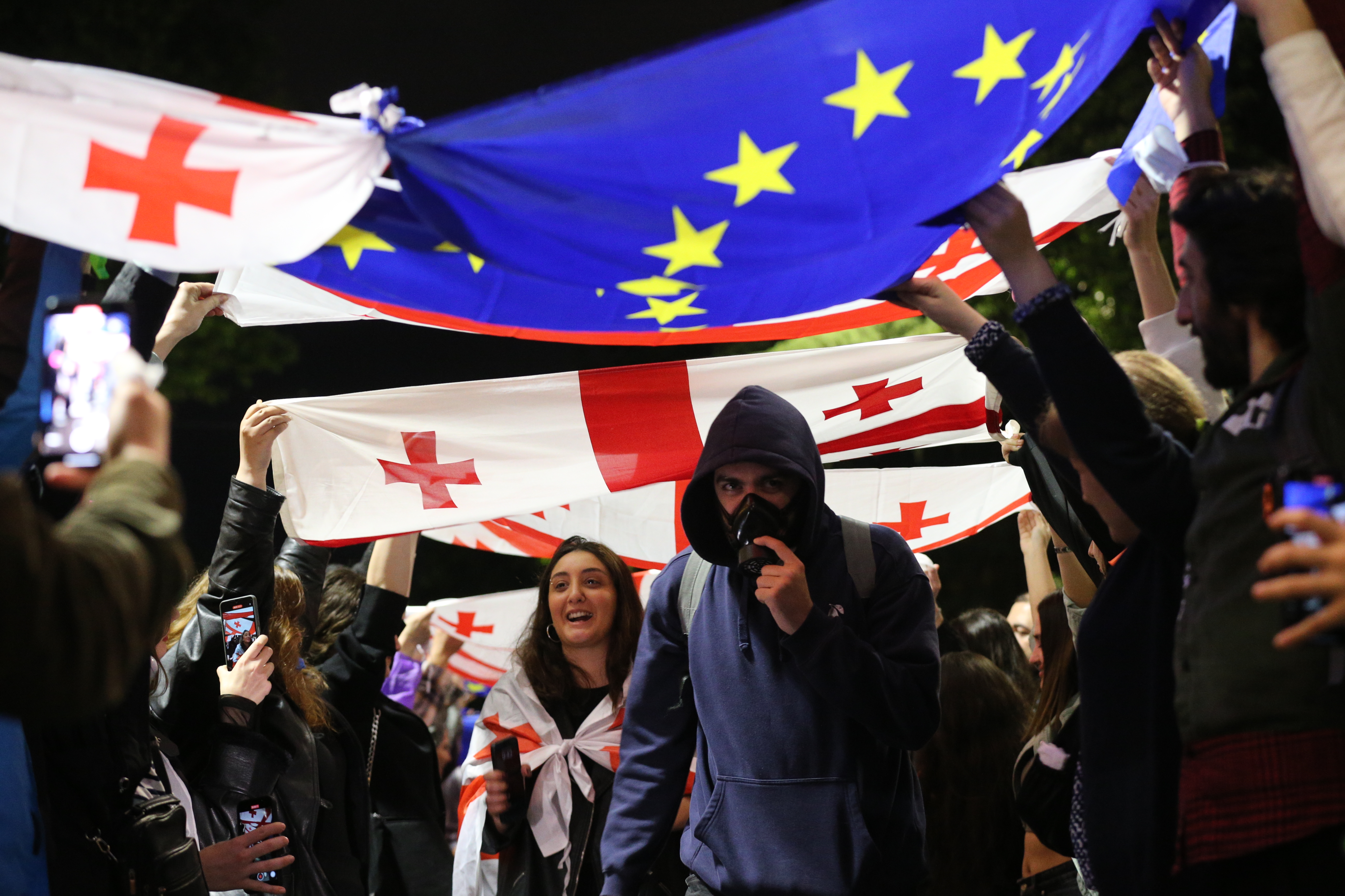 Georgia faces possible EU membership freeze over foreign influence law