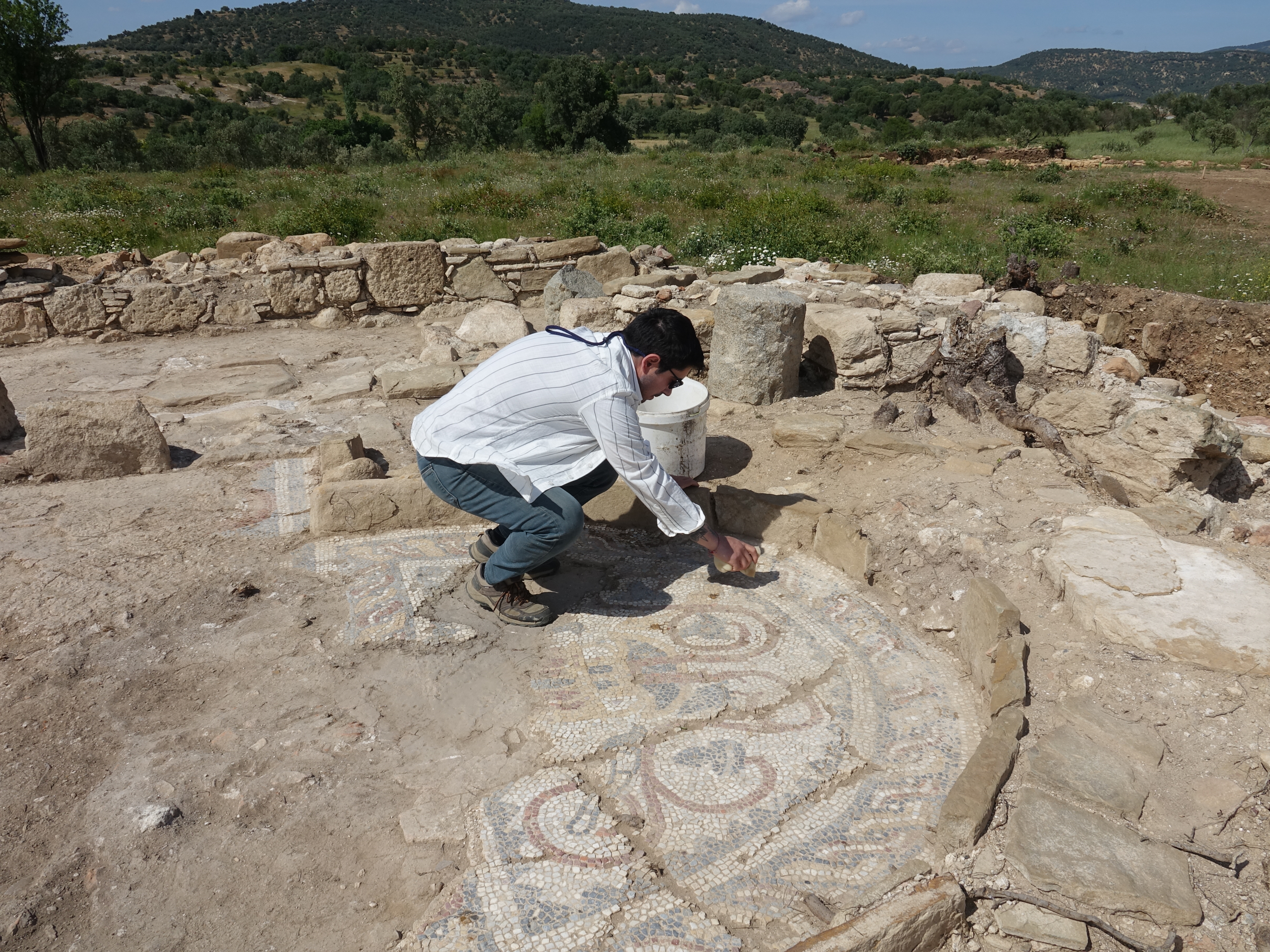 Roman-era structures unearthed in Balikesir dam site excavations