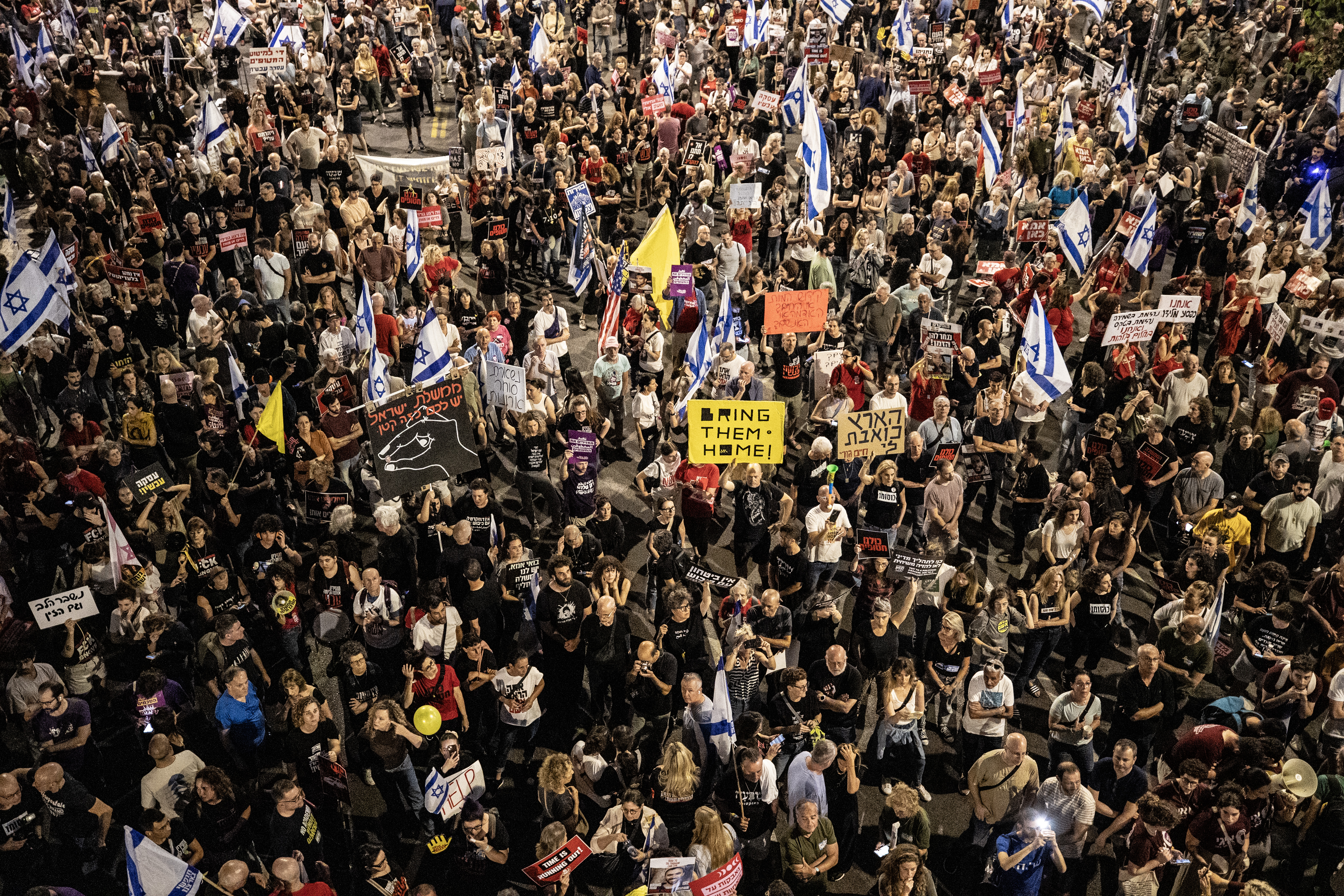Israelis demand hostage swap and Netanyahu ousting