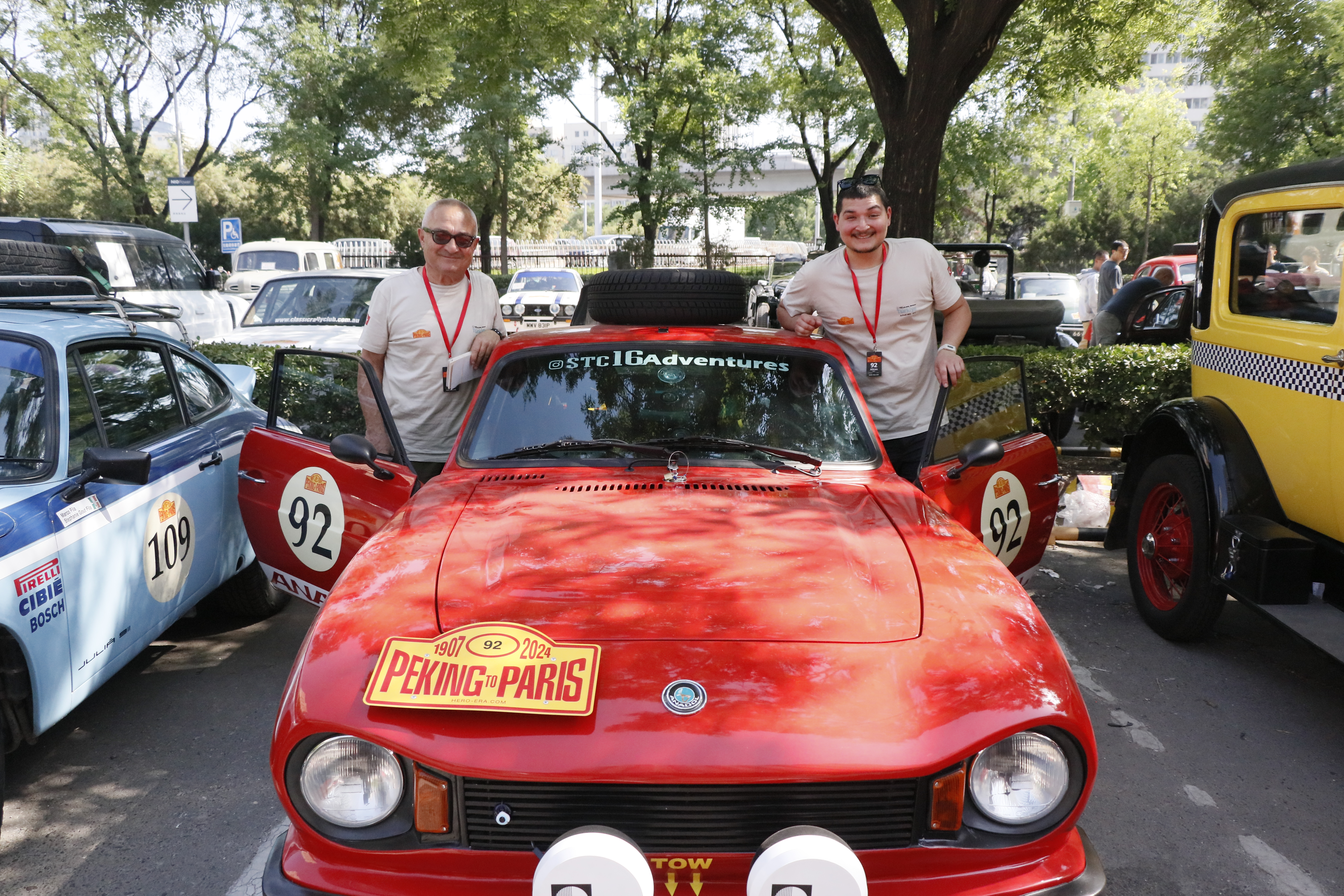 Turkish teams compete in Beijing-Paris rally
