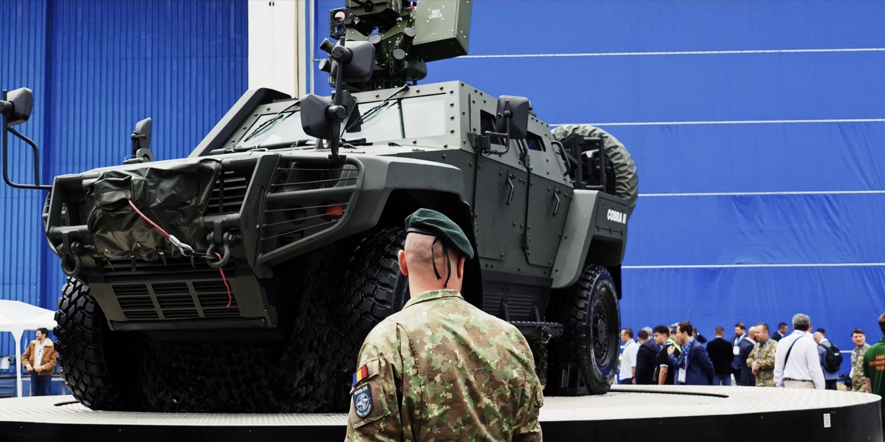 Turkish COBRA II armored vehicles prepare for Romanian deployment
